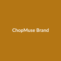 ChopMuse brand banner showing the unisex heavy cotton tee collection with all available colorways arranged in a flat lay